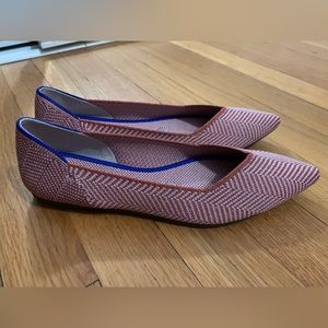 Rothy’s Size 6.5 Amber Metallic Points